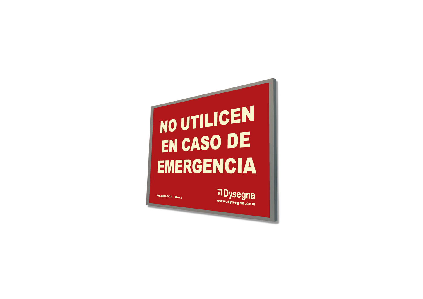 No Utilicen en Caso de Emergencia