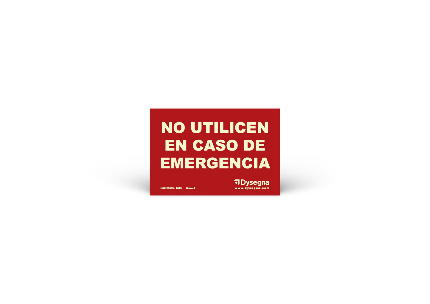 No Utilicen en Caso de Emergencia